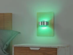 MeineWunschleuchte 2er SET LED Wandlampen Holz Mit Schalter, Dimmbar & RGB Farbwechsel, 21cm Hoch 20 MeineWunschleuchte 2er SET LED Wandlampen Holz Mit Schalter, Dimmbar & RGB Farbwechsel, 21cm Hoch -Bestes Beleuchtungs Geschäft 2er set led wandlampen holz mit schalter dimmbar r 7