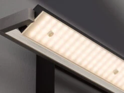 MeineWunschleuchte 2er SET LED Wandlampen Schwarz Schwenkbar & Dimmbar 40cm Lang -Bestes Beleuchtungs Geschäft 2er set led wandlampen schwarz schwenkbar dimmbar 1 4