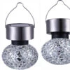 Globo 2er SET Mosaik Solarleuchten - LED Gartenlaternen Zum Aufhängen -Bestes Beleuchtungs Geschäft 2er set mosaik solarleuchten led gartenlaternen zu