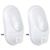Ranex 2er SET Nachtlichter Mit Bewegungsmelder, 3 X 0,8W LEDs, Orientierungslicht -Bestes Beleuchtungs Geschäft 2er set nachtlichter mit bewegungsmelder 3 x 08w l