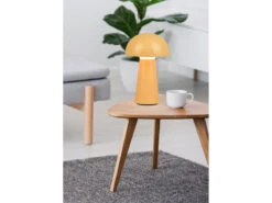 MeineWunschleuchte 2er SET Outdoor Akku LED Tischleuchten Touch Dimmer, Gelb Höhe 21cm -Bestes Beleuchtungs Geschäft 2er set outdoor akku led tischleuchten touch dimme 16