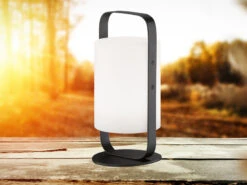 MeineWunschleuchte 2er SET Outdoor Akku Tischlampen Ohne Kabel Mit Fernbedienung & RGB - 25cm -Bestes Beleuchtungs Geschäft 2er set outdoor akku tischlampen ohne kabel mit fe 7