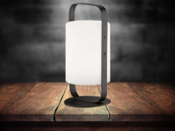 MeineWunschleuchte 2er SET Outdoor Akku Tischlampen Ohne Kabel Mit Fernbedienung & RGB - 25cm -Bestes Beleuchtungs Geschäft 2er set outdoor akku tischlampen ohne kabel mit fe 8