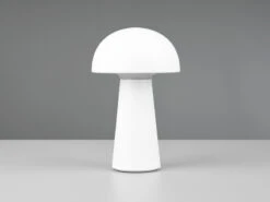 MeineWunschleuchte 2er SET Outdoor LED Akku Tischleuchten Touch Dimmer, Weiß Höhe 21cm -Bestes Beleuchtungs Geschäft 2er set outdoor led akku tischleuchten touch dimme 4