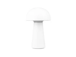 MeineWunschleuchte 2er SET Outdoor LED Akku Tischleuchten Touch Dimmer, Weiß Höhe 21cm -Bestes Beleuchtungs Geschäft 2er set outdoor led akku tischleuchten touch dimme 7