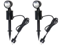 GAO 2er-Set Outdoor LED-Scheinwerfer Mit Erdspiess / Gartenscheinwerfer Je 3W