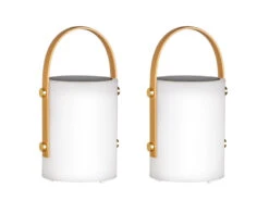 MeineWunschleuchte 2er SET Outdoor Solar Tischleuchten 24cm Mit Fernbedienung & RGB Farben -Bestes Beleuchtungs Geschäft 2er set outdoor solar tischleuchten 24cm mit fernb 1