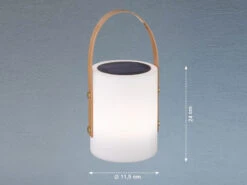 MeineWunschleuchte 2er SET Outdoor Solar Tischleuchten 24cm Mit Fernbedienung & RGB Farben -Bestes Beleuchtungs Geschäft 2er set outdoor solar tischleuchten 24cm mit fernb 2