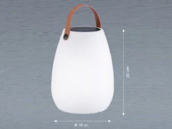 MeineWunschleuchte 2er SET Outdoor Solar Tischleuchten 30cm Mit Fernbedienung & RGB LED -Bestes Beleuchtungs Geschäft 2er set outdoor solar tischleuchten 30cm mit fernb 2