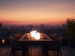 MeineWunschleuchte 2er SET Outdoor Solar Tischleuchten 30cm Mit Fernbedienung & RGB LED -Bestes Beleuchtungs Geschäft 2er set outdoor solar tischleuchten 30cm mit fernb 5