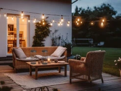 MeineWunschleuchte 2er SET Outdoor Tischlampen 36cm Schwarz Ohne Strom Mit Akku & USB Kabel -Bestes Beleuchtungs Geschäft 2er set outdoor tischlampen 36cm schwarz ohne stro 4