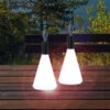 MeineWunschleuchte 2er SET Outdoor Tischleuchten 31,5cm Ohne Kabel - Dimmbar & USB Aufladbar -Bestes Beleuchtungs Geschäft 2er set outdoor tischleuchten 315cm ohne kabel dim