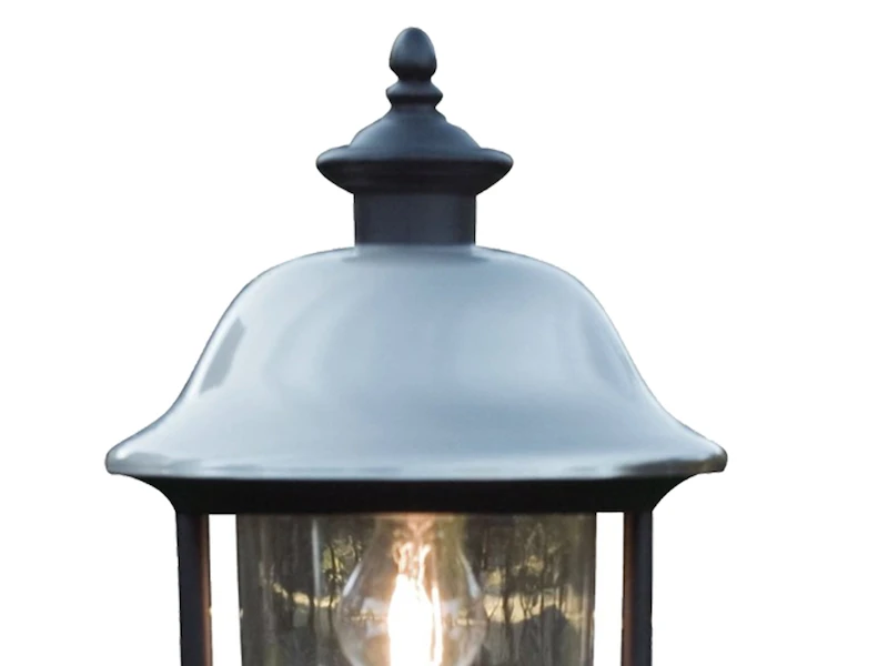 Konstsmide 2er-Set Schwarze Sockelleuchten PARMA, Edelstahl Lampendach, E27, IP43 4 Konstsmide 2er-Set Schwarze Sockelleuchten PARMA, Edelstahl Lampendach, E27, IP43 – Bild 2