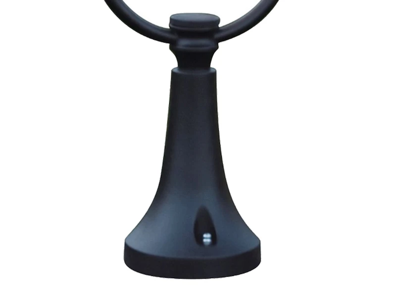 Konstsmide 2er-Set Schwarze Sockelleuchten PARMA, Edelstahl Lampendach, E27, IP43 5 Konstsmide 2er-Set Schwarze Sockelleuchten PARMA, Edelstahl Lampendach, E27, IP43 – Bild 3