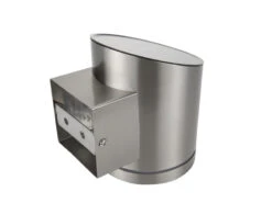 MeineWunschleuchte 2er-Set Solar Außenwandleuchten Edelstahl, Ø Ca. 9 Cm, Dämmerungssensor -Bestes Beleuchtungs Geschäft 2er set solar aussenwandleuchten edelstahl ca 9 cm 10