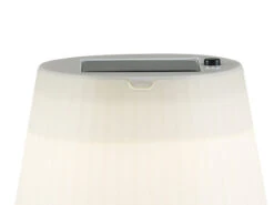 Konstsmide 2er-Set Solar High Power LED-Tischlampe ASSISI, IP44, Weiß, Höhe 36 Cm -Bestes Beleuchtungs Geschäft 2er set solar high power led tischlampe assisi ip4 8