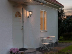 Konstsmide 2er-Set Stehende Wandleuchten BENU, E27, Galvanisierter Stahl, Höhe 39 Cm -Bestes Beleuchtungs Geschäft 2er set stehende wandleuchten benu e27 galvanisier 2