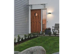 Konstsmide 2er-Set Stilvolle Wandleuchten TERAMO, E27, Aluminium Schwarz, Höhe 7 Cm -Bestes Beleuchtungs Geschäft 2er set stilvolle wandleuchten teramo e27 aluminiu 3