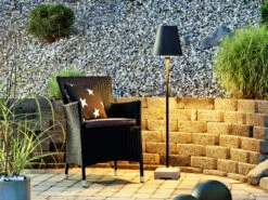 Konstsmide 2er-Set Terrassenleuchten Standleuchten LUCCA, E27, Schwarz 130cm -Bestes Beleuchtungs Geschäft 2er set terrassenleuchten standleuchten lucca e27 1 3