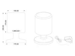 MeineWunschleuchte 2er SET Wiederaufladbare LED Außentischleuchte Mit AKKU, Höhe 25cm 17 MeineWunschleuchte 2er SET Wiederaufladbare LED Außentischleuchte Mit AKKU, Höhe 25cm -Bestes Beleuchtungs Geschäft 2er set wiederaufladbare led aussentischleuchte mi 7