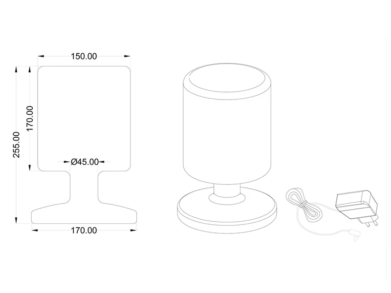 MeineWunschleuchte 2er SET Wiederaufladbare LED Außentischleuchte Mit AKKU, Höhe 25cm 10 MeineWunschleuchte 2er SET Wiederaufladbare LED Außentischleuchte Mit AKKU, Höhe 25cm – Bild 8