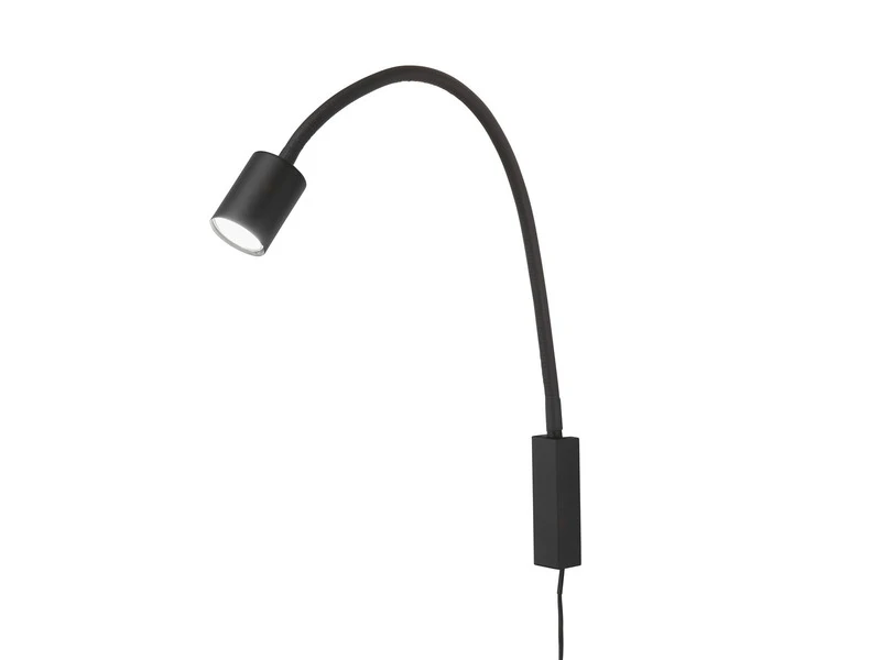 Fischer & Honsel 2in1 Wandleuchte & Bettleuchte JUSTI Schwarz, Schwanenhals Leseleuchte 4 Fischer & Honsel 2in1 Wandleuchte & Bettleuchte JUSTI Schwarz, Schwanenhals Leseleuchte – Bild 2