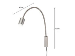Fischer & Honsel 2in1 Wandleuchte & Bettleuchte JUSTI Silber, Schwanenhals Leseleuchte 13 Fischer & Honsel 2in1 Wandleuchte & Bettleuchte JUSTI Silber, Schwanenhals Leseleuchte -Bestes Beleuchtungs Geschäft 2in1 wandleuchte bettleuchte justi silber schwanen 3