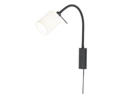 MeineWunschleuchte 2in1 Wandleuchte & Bettleuchte Mit LED - Schwanenhalslampe Leinen Weiß 10 MeineWunschleuchte 2in1 Wandleuchte & Bettleuchte Mit LED - Schwanenhalslampe Leinen Weiß -Bestes Beleuchtungs Geschäft 2in1 wandleuchte bettleuchte mit led schwanenhalsl 1