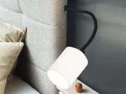 MeineWunschleuchte 2in1 Wandleuchte & Bettleuchte Mit LED - Schwanenhalslampe Leinen Weiß 14 MeineWunschleuchte 2in1 Wandleuchte & Bettleuchte Mit LED - Schwanenhalslampe Leinen Weiß -Bestes Beleuchtungs Geschäft 2in1 wandleuchte bettleuchte mit led schwanenhalsl 5