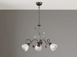 MeineWunschleuchte 3 Flammiger Antik Look Rost Kronleuchter Mit LED & Florentiner Design, Ø 70cm 11 MeineWunschleuchte 3 Flammiger Antik Look Rost Kronleuchter Mit LED & Florentiner Design, Ø 70cm -Bestes Beleuchtungs Geschäft 3 flammiger antik look rost kronleuchter mit led f 2