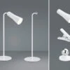 Reality Leuchten 3 In 1 LED Akku Tischleuchte MAXI Mit Klemm- & Klebestation, Weiß H: 36cm -Bestes Beleuchtungs Geschäft 3 in 1 led akku tischleuchte maxi mit klemm klebes 8