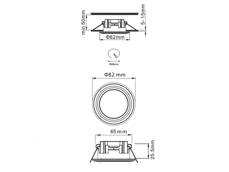 Trio Leuchten 3er Set LED Einbaustrahler ARGUS Fernbedienung Farbwechsel Dimmbar Weiß 10 Trio Leuchten 3er Set LED Einbaustrahler ARGUS Fernbedienung Farbwechsel Dimmbar Weiß – Bild 8