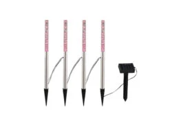 Globo 4 RGB LED Solarstäbchen Mit Erdspieß & Separatem Solarpanel Für Den Außenbereich 7 Globo 4 RGB LED Solarstäbchen Mit Erdspieß & Separatem Solarpanel Für Den Außenbereich -Bestes Beleuchtungs Geschäft 4 rgb led solarstaebchen mit erdspiess separatem s 1