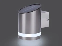 Smartwares 4er SET Solar Außenwandleuchten Edelstahl, Mit Dämmerungssensor -Bestes Beleuchtungs Geschäft 4er set solar aussenwandleuchten edelstahl mit dae 3