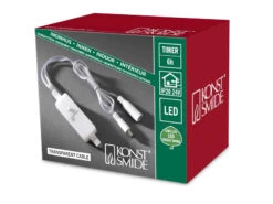 Konstsmide 6h Timer, Nachrüstbar Für Konstsmide LED Innenartikel Mit Trafo, Max. 400 LEDs