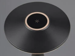 MeineWunschleuchte Akku LED Tischleuchte 2er SET Dimmbar, Für Innen & Außen, Schwarz Höhe 28cm -Bestes Beleuchtungs Geschäft akku led tischleuchte 2er set dimmbar fuer innen a 6