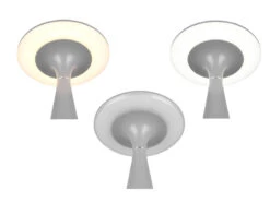 Reality Leuchten Akku LED Tischleuchte TORREZ Dimmbar, Für Innen & Außen, Grau Höhe 28cm -Bestes Beleuchtungs Geschäft akku led tischleuchte torrez dimmbar fuer innen au 16