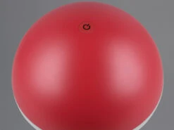 MeineWunschleuchte Akku LED Tischleuchten 2er SET Kabellos Für Innen & Außen, Rot - Höhe 30cm -Bestes Beleuchtungs Geschäft akku led tischleuchten 2er set kabellos fuer innen 21