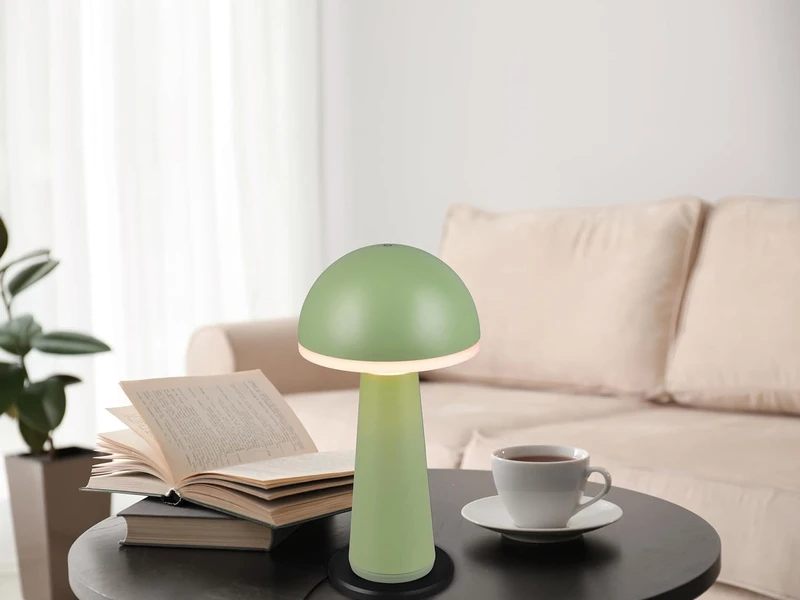 MeineWunschleuchte Akku LED Tischleuchten 2er SET Kabellos Für Innen & Außen, Grün Höhe - 30cm 5 MeineWunschleuchte Akku LED Tischleuchten 2er SET Kabellos Für Innen & Außen, Grün Höhe - 30cm – Bild 3