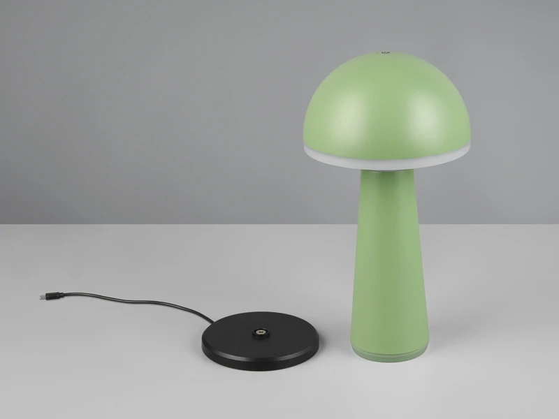 MeineWunschleuchte Akku LED Tischleuchten 2er SET Kabellos Für Innen & Außen, Grün Höhe - 30cm 7 MeineWunschleuchte Akku LED Tischleuchten 2er SET Kabellos Für Innen & Außen, Grün Höhe - 30cm – Bild 5