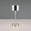 Reality Leuchten Akku Tischleuchte JEFF Per USB Aufladbar, Sensordimmer, Silber Matt, 30cm -Bestes Beleuchtungs Geschäft akku tischleuchte jeff per usb aufladbar sensordim