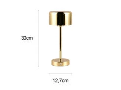 Reality Leuchten Akku Tischleuchte JEFF Per USB Aufladbar, Sensordimmer, Messing Poliert, 30cm -Bestes Beleuchtungs Geschäft akku tischleuchte jeff per usb aufladbar sensordim 21