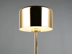 Reality Leuchten Akku Tischleuchte JEFF Per USB Aufladbar, Sensordimmer, Messing Poliert, 30cm -Bestes Beleuchtungs Geschäft akku tischleuchte jeff per usb aufladbar sensordim 24