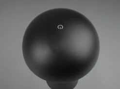 Reality Leuchten Akku Tischleuchte LENNON Ohne Kabel Per USB Ladbar & Dimmbar, Schwarz, H. 21cm -Bestes Beleuchtungs Geschäft akku tischleuchte lennon ohne kabel per usb ladbar 5