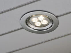 Konstsmide 2er Set LED Deckeneinbaustrahler Für Bad Und Außenbereich, Ø 12,5cm, Schwenkbar -Bestes Beleuchtungs Geschäft ambientebild