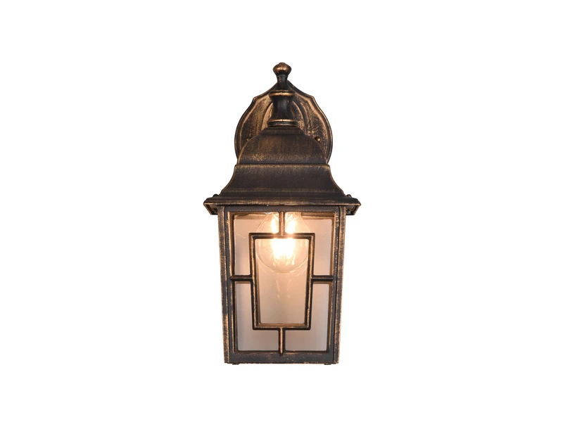 Trio Leuchten Antike Außenwandleuchte VOLTURNO Laterne Hängend Rostoptik, Höhe 30cm 8 Trio Leuchten Antike Außenwandleuchte VOLTURNO Laterne Hängend Rostoptik, Höhe 30cm – Bild 6