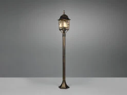 Trio Leuchten Antike Wegeleuchte VOLTURNO Aus Aluminium Rostoptik, Höhe 100cm