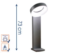 Konstsmide Auffällige Wegeleuchte ASTI, Anthrazit, 18 Watt HP-LEDs, 1400 Lumen, 5000K -Bestes Beleuchtungs Geschäft auffaellige wegeleuchte asti anthrazit 18 watt hp 1 2