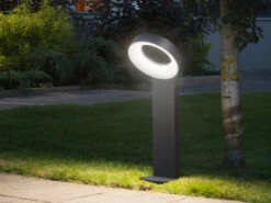 Konstsmide Auffällige Wegeleuchte ASTI, Anthrazit, 18 Watt HP-LEDs, 1400 Lumen, 5000K -Bestes Beleuchtungs Geschäft auffaellige wegeleuchte asti anthrazit 18 watt hp 1 5