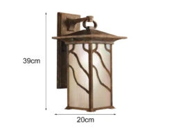 KICHLER Ausgefallene Außenwandleuchte MORRIS Im Antiken Laternenlook, Höhe 39cm -Bestes Beleuchtungs Geschäft ausgefallene aussenwandleuchte morris im antiken l 3